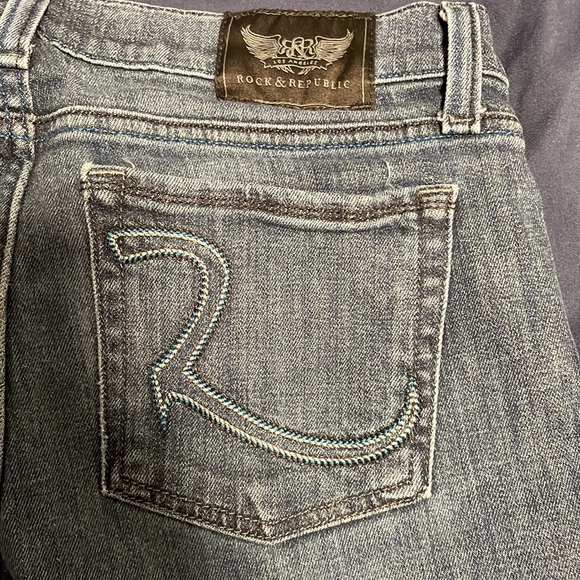Rock & Republic jeans with embellished back pocket details size 29 - Picture 2 of 4